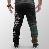 Clan Chisholm Hunting Ancient Tartan Crest Jogger Sweatpants  Alba Celtic Style YA14 Clan Chisholm Tartan Today